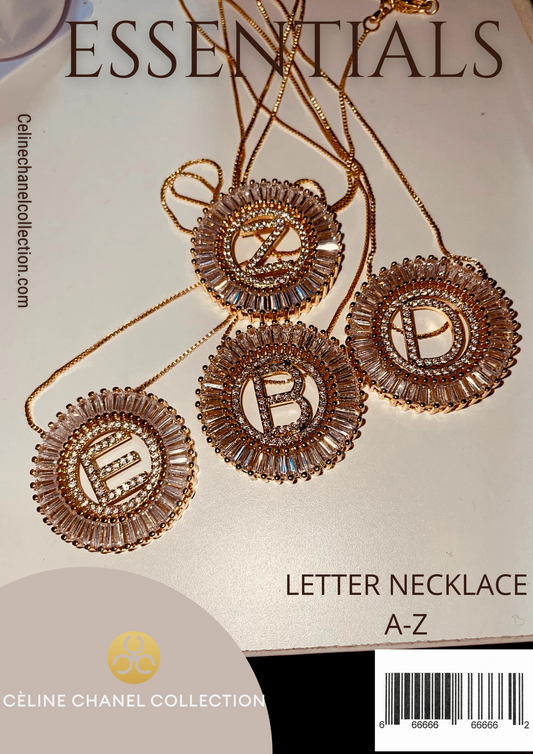 Letter necklaces